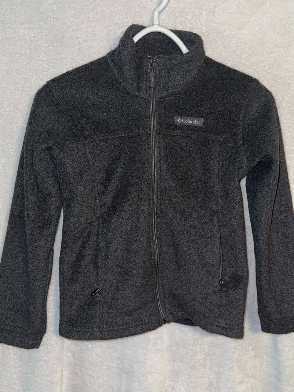 Columbia Kids Grey Size Small Full-Zip Fleece Jacket